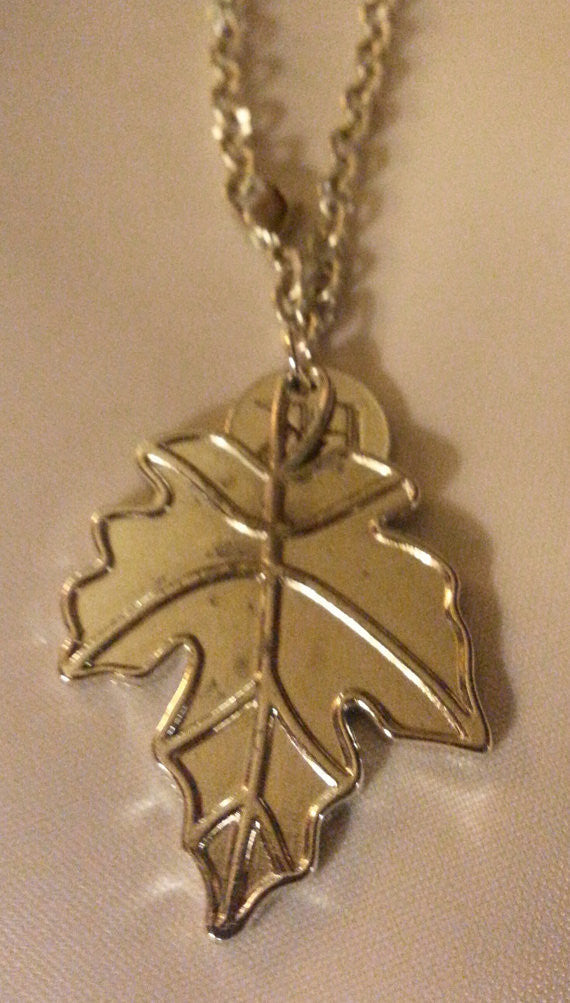Heroine's Platinum Leaf necklace